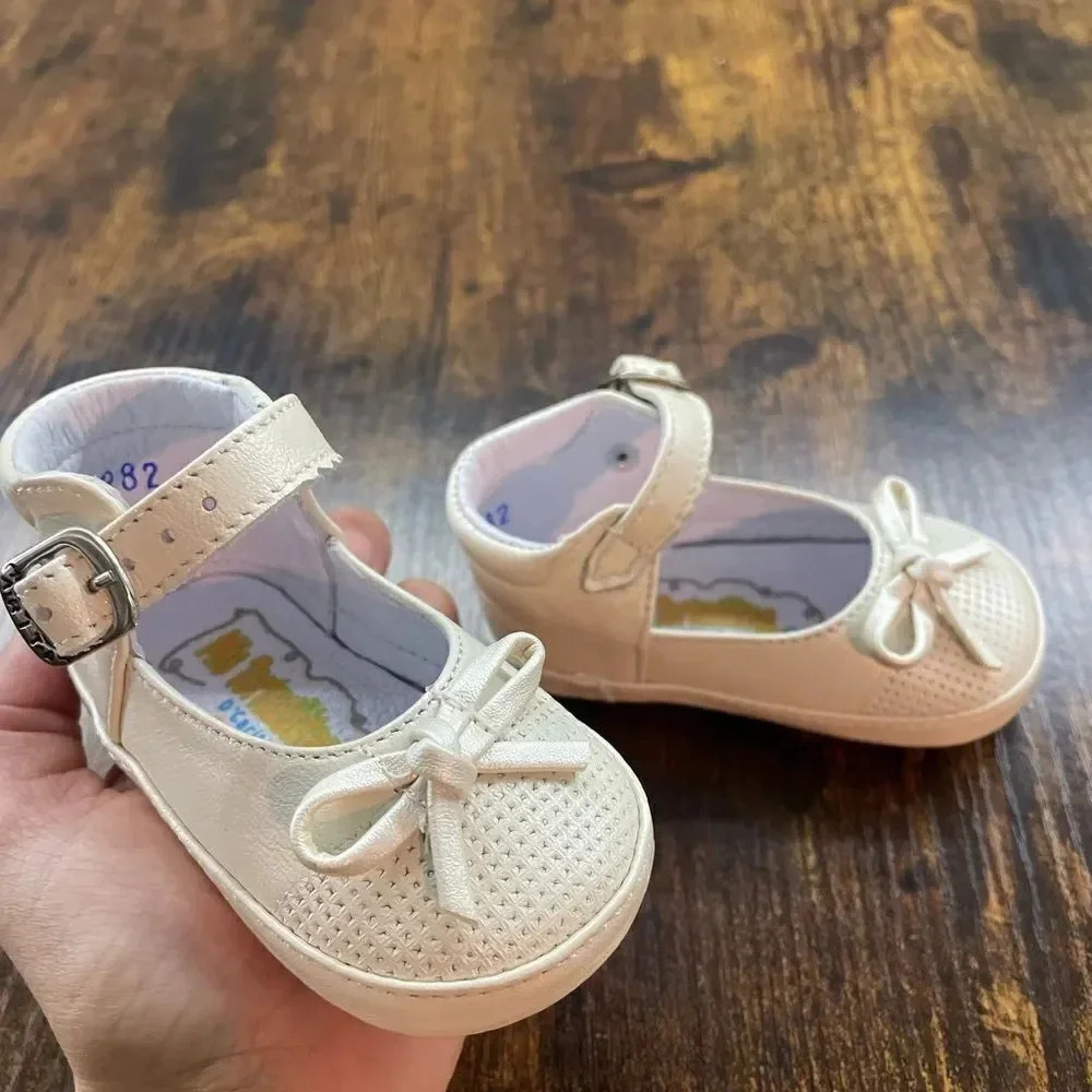 Mexican leather baby shoes